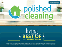 Tablet Screenshot of polishedcleaning.com